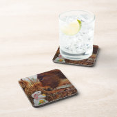 ミニチュアブラウンホース&イースターバニー コースター (右側)