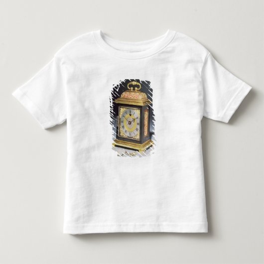 ミニチュアブラケットの時計 トドラーTシャツ (正面)
