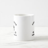 ミニチュアブルテリアのデザイン コーヒーマグカップ (中央)