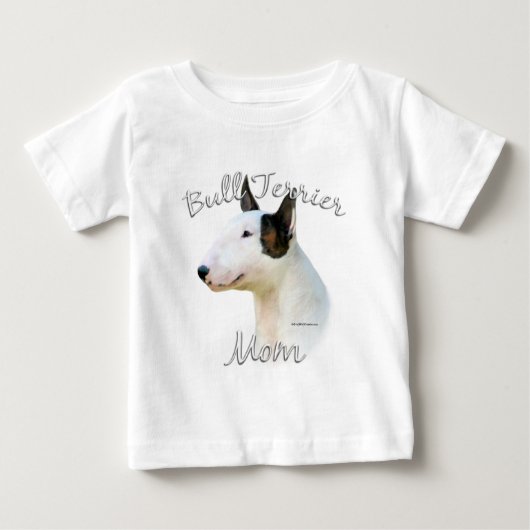 ミニチュアブルテリアママ2 ベビーTシャツ (正面)
