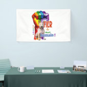 ミニチュアブルテリア犬 横断幕 (トレードショー)