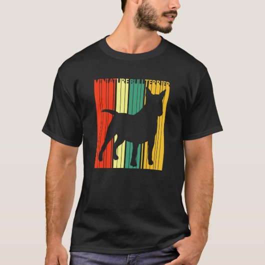 ミニチュアブルテリア犬 Tシャツ (正面)