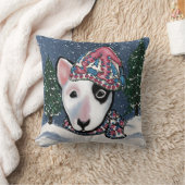 ミニチュアブルテリア クッション (ブランケット)