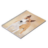 ミニチュアブルテリ絵画アーズ-かわいいオリジナルド ノートブック (左側)