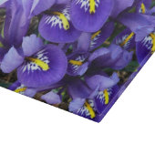 ミニチュアブルーアイリス春フローラ カッティングボード (角)