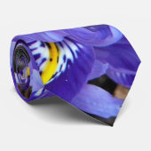 ミニチュアブルーアイリス春フローラ ネクタイ (ロール)