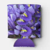 ミニチュアブルーアイリス春フローラ 缶クーラー (裏面)