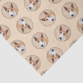 ミニチュアブル絵を描テリアのオリジナルドッグアート 薄葉紙 (詳細)