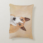 ミニチュアブル絵画テリアの – かわいいオリジナルDo アクセントクッション (裏面(縦))