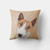 ミニチュアブル絵画テリアの – かわいいオリジナルDo クッション (裏面)