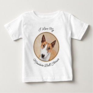 ミニチュアブル絵画テリアーズ – オリジナルドッグアート ベビーTシャツ