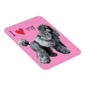 ミニチュアプードルが大好き マグネット (右側)