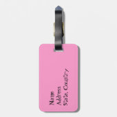 ミニチュアプードルが好き ラゲッジタグ (裏面縦)