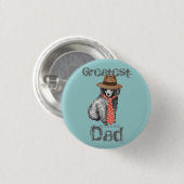 ミニチュアプードルパパ 缶バッジ (正面&裏面)