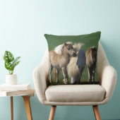 ミニチュアロバ及び子馬1 クッション (椅子)