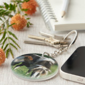 ミニチュアロバ及び子馬2 キーホルダー (正面右)