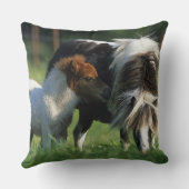 ミニチュアロバ及び子馬2 クッション (裏面)