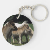 ミニチュアロバ及び子馬3 キーホルダー (裏面)