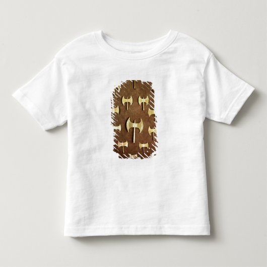 ミニチュア両刃の斧 トドラーTシャツ (正面)