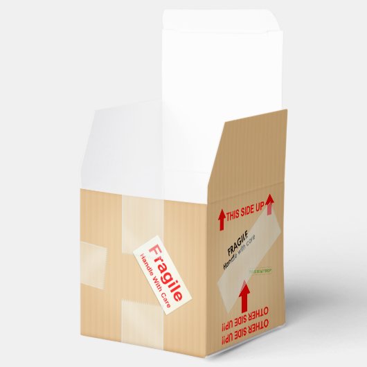 ミニチュア出荷カートンパーソナライズされたギフトボックス フェイバーボックス (オープン)