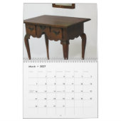 ミニチュア家具収集品 カレンダー (3月 2027)