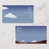 ミニチュア景色-ビジネス 名刺 (正面/裏面)