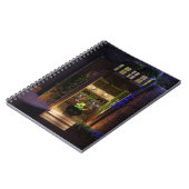 ミニチュア本nook diorama – 大釜で煮る ノートブック (左側)