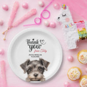 ミニチュア結婚シュナウザー ペーパープレート (パーティー)