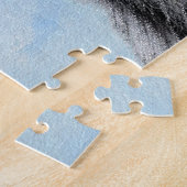 ミニチュア絵画アメリカン・シェパード – Dog Art ジグソーパズル (側面)