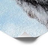 ミニチュア絵画アメリカン・シェパード – Dog Art ポスター (コーナー)