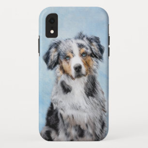 ミニチュア絵画アメリカン・シェパード – Dog Art iPhone XRケース