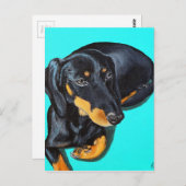 ミニチュア絵画ダシュント ポストカード (正面/裏面)