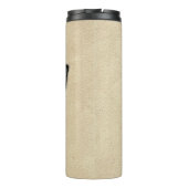 ミニチュア絵画ピンシャーの可愛いオリジナルドッグアート タンブラー (裏面)