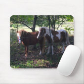 ミニチュア馬のマウスパッド マウスパッド (マウス)