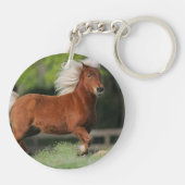 ミニチュア馬の地位 キーホルダー (裏面)