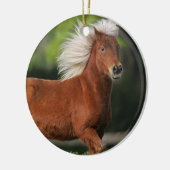 ミニチュア馬の地位 セラミックオーナメント (左)