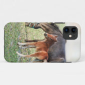 ミニチュア馬の子馬-カスタマイズ子馬及び雌の子馬 Case-Mate iPhoneケース (裏面(横))