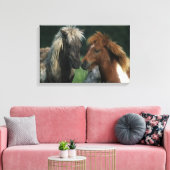 ミニチュア馬タッチ キャンバスプリント (インサイチュ (リビング))