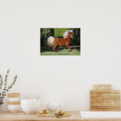 ミニチュア馬立ち ポスター (キッチン)