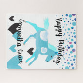 ミニチュア馬誕生日 ジグソーパズル (横)