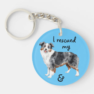 ミニチュア・アメリカ・シェパード キーホルダー