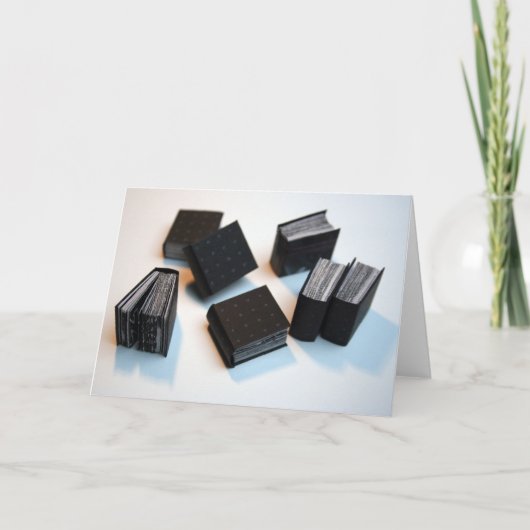 ミニチュア・アーティストの書籍7冊 – Greeting Card カード (正面)