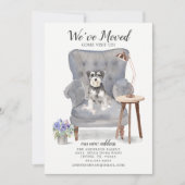 ミニチュア・シュナウザーの移動発表 案内状 (正面)