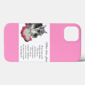 ミニチュア・シュナウザー・アート・ギフト Case-Mate iPhoneケース (裏面 (横))