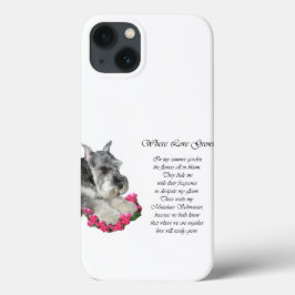ミニチュア・シュナウザー・アート・ギフト iPhone 13ケース