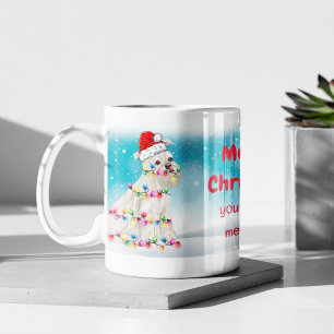 ミニチュア・シュナウザー オーダーメイド クリスマス プレゼント ワンちゃん コーヒーマグカップ