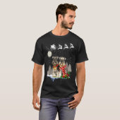 ミニチュア・シュナウザー クリスマス Tシャツ (正面フル)