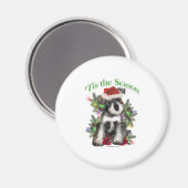 ミニチュア・シュナウザー・ティス マグネット (正面/裏面)