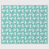 ミニチュア・シュナウザー・ドッグ・パピー ラッピングペーパー (フラット)