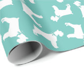 ミニチュア・シュナウザー・ドッグ・パピー ラッピングペーパー (ロールコーナー)
